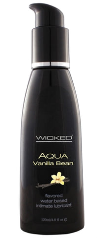 Aqua Vanilla Bean Water-Based Lubricant - 4 Oz. - KG