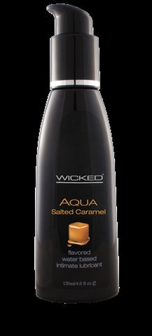 Aqua Salted Caramel Flavored Water-Based Intimate Lubricant 2 Oz. - KG