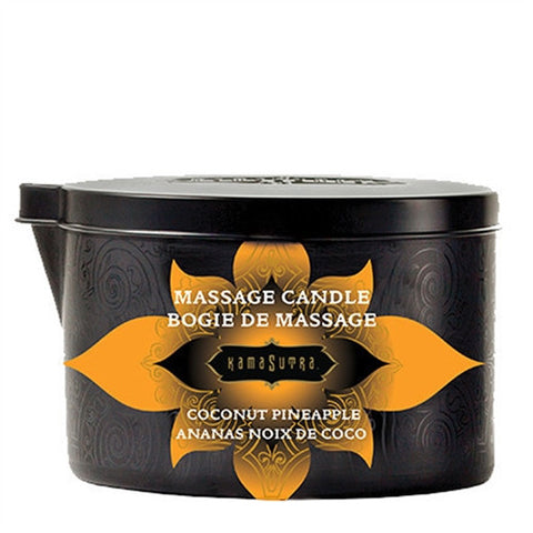 Massage Oil Candle - Coconut Pineapple - 6 Oz. - Kissy Games