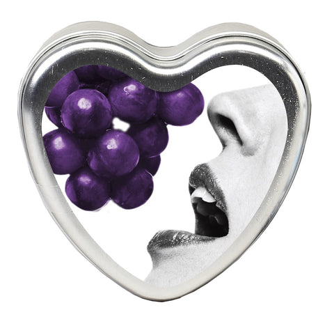 Grape Edible Heart - 4.7 Oz. - Kissy Games