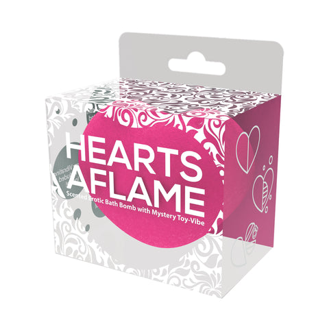 Hearts Aflame Erotic Lovers Bath Bomb - KG