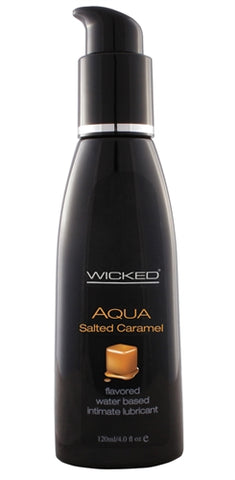 Aqua Salted Caramel Water-Based Lubricant - 4 Oz. - KG