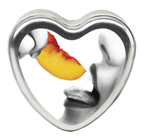 Peach Edible Candle Heart - 4.7 Oz. - Kissy Games